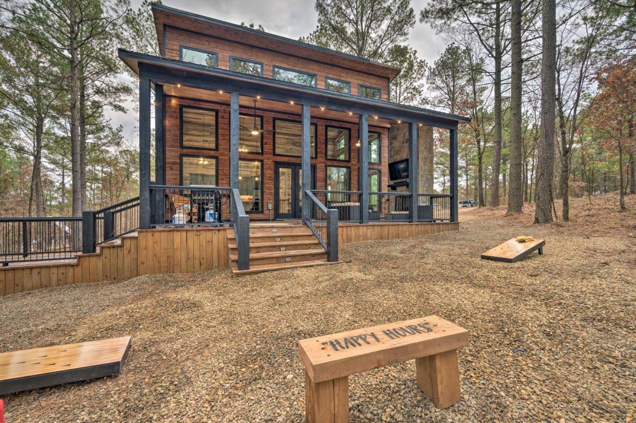 Luxury Cabin In The Woods With Hot Tub And Yard Games! Broken Bow Εξωτερικό φωτογραφία