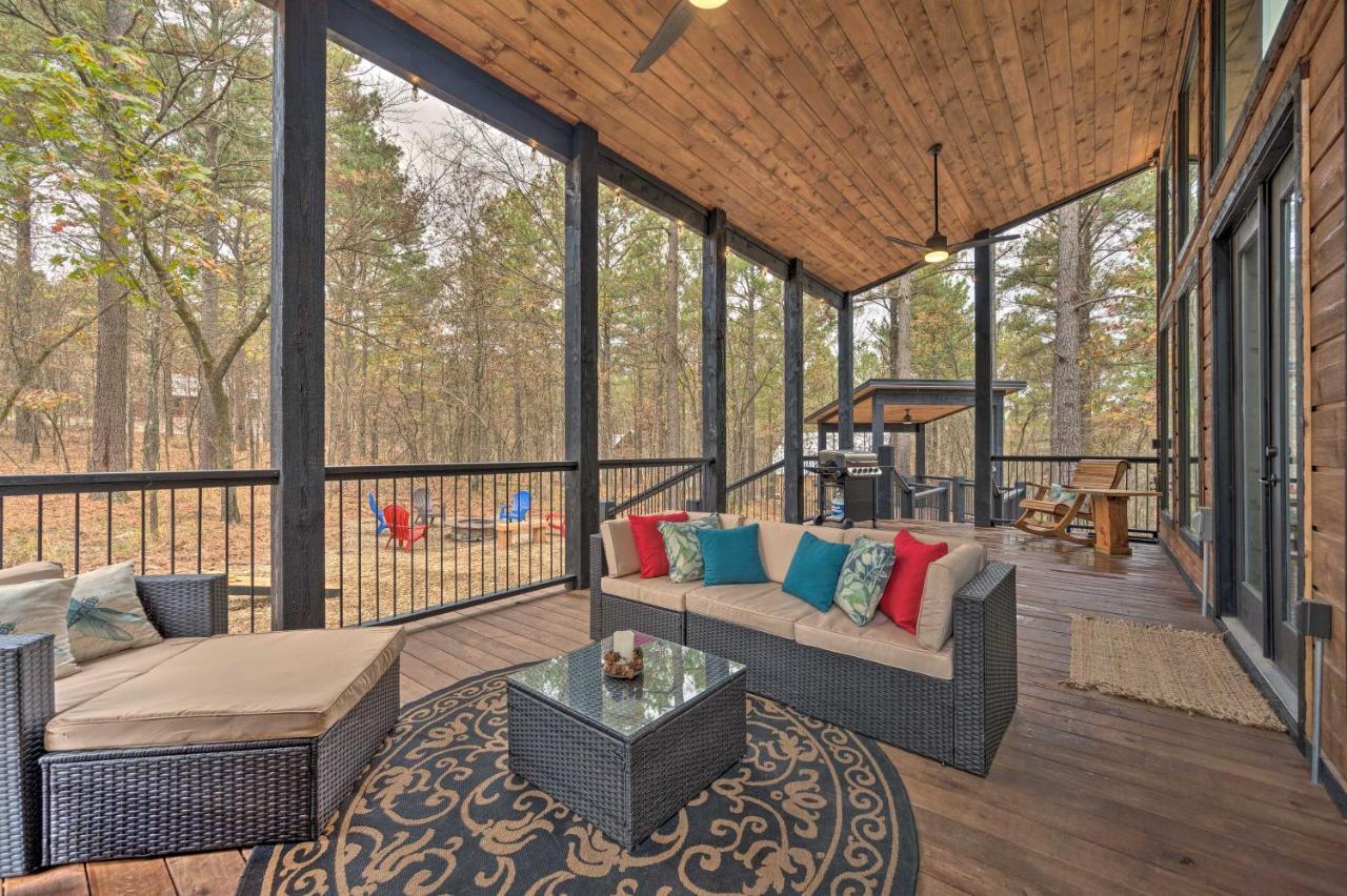 Luxury Cabin In The Woods With Hot Tub And Yard Games! Broken Bow Εξωτερικό φωτογραφία