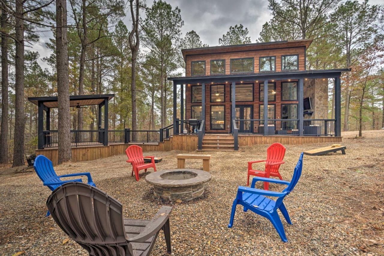 Luxury Cabin In The Woods With Hot Tub And Yard Games! Broken Bow Εξωτερικό φωτογραφία